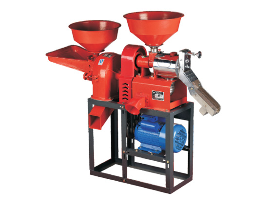 Paddy husker & flour grinder combo machine