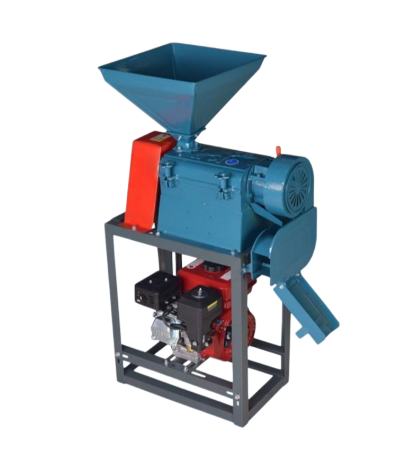 household metal-shell rice mill